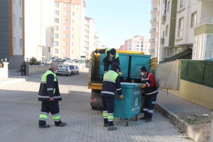 Nevşehir’de 300 çöp konteynerinin dağıtımı tamamlandı