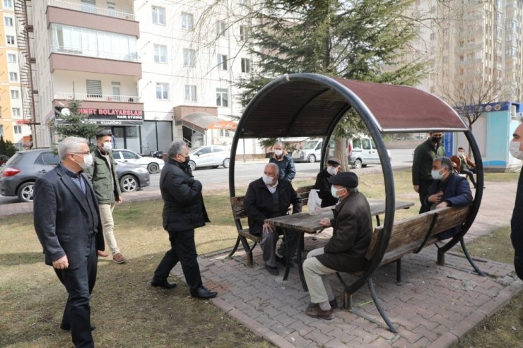 Başkan Yalçın ve Kaymakam Sönmez’den korona virüs denetimi