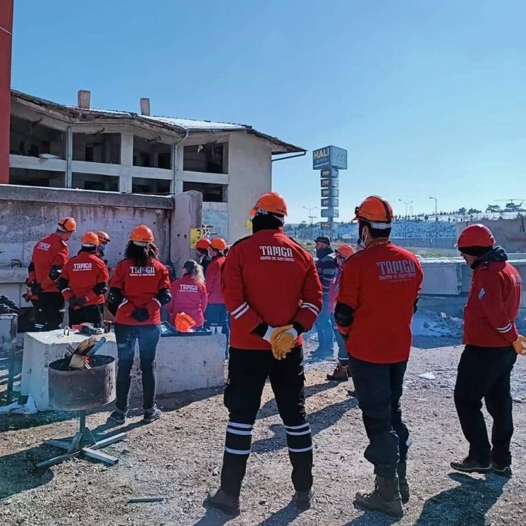 Tamga Uluslararası Arama ve Kurtarma Ankara Genel Merkez Eğitimi tamamlandı