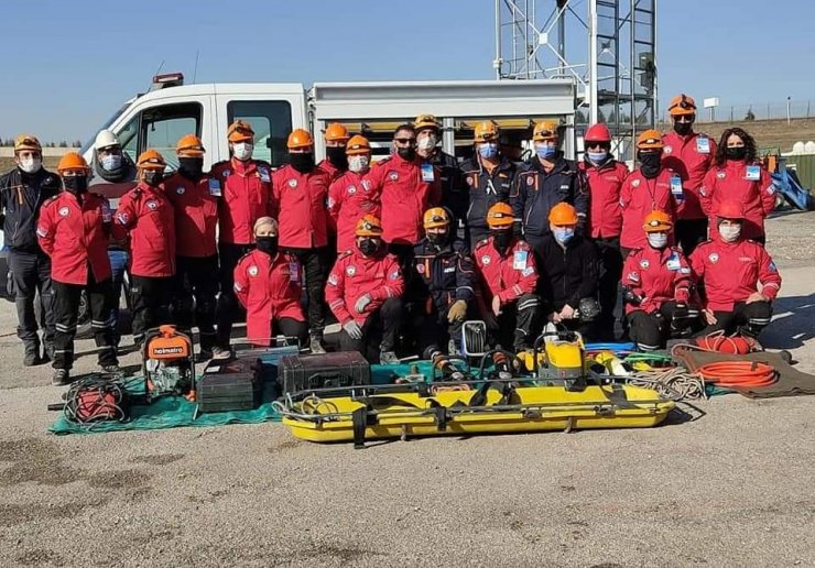 Tamga Uluslararası Arama ve Kurtarma Ankara Genel Merkez Eğitimi tamamlandı