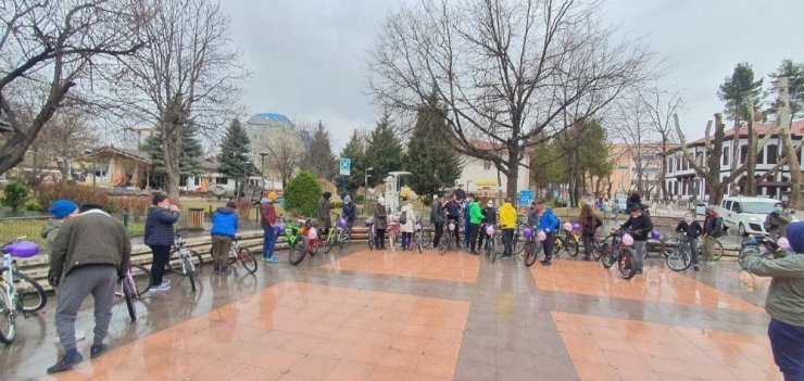 Çankırı’da pedallar kadınlar için çevrildi