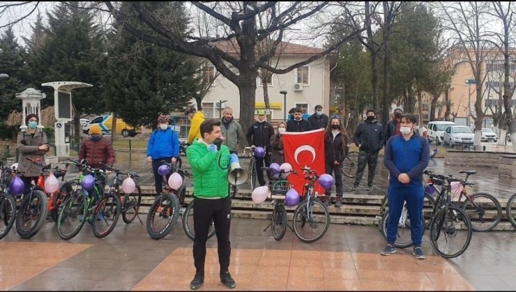 Çankırı’da pedallar kadınlar için çevrildi