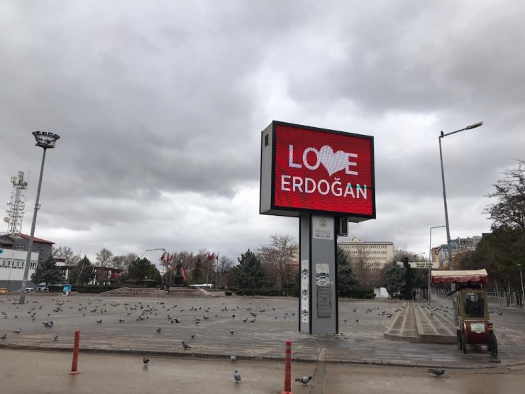 ’Stop Erdoğan’ skandalına Kırıkkale’den ’Love Erdoğan’ yanıtı