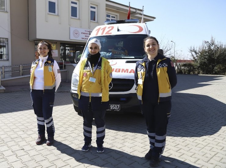 Onlar 112 ambulans servisinin kadın kahramanları