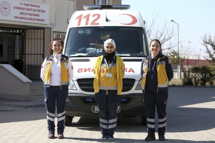 Onlar 112 ambulans servisinin kadın kahramanları