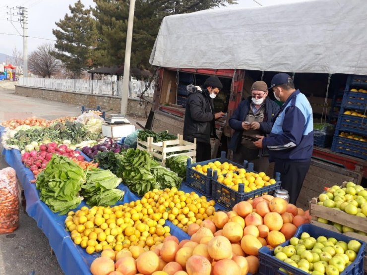 Hüyük’te Covid-19 denetimleri