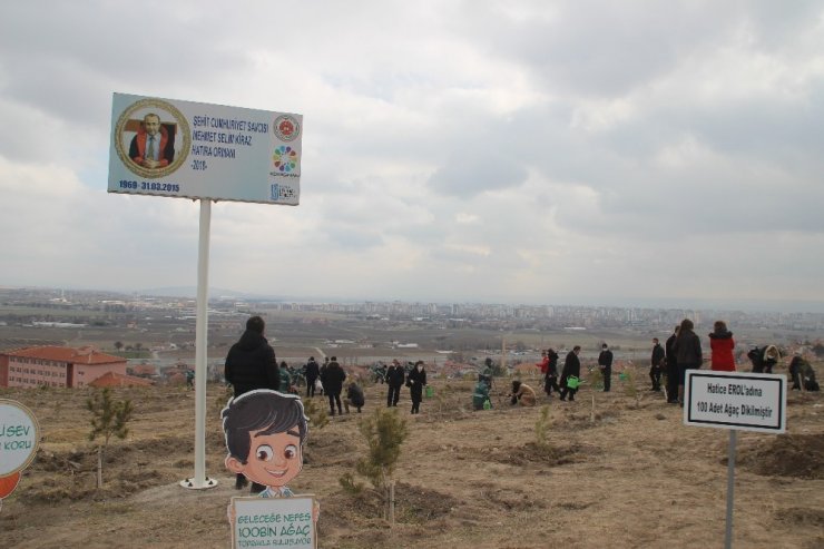 Kayseri Barosu Kadınlar Günü’nde ağaç dikti