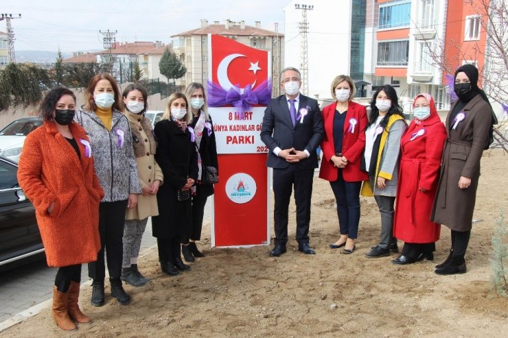 Nevşehir’de 8 Mart Dünya Kadınlar Günü parkı açıldı