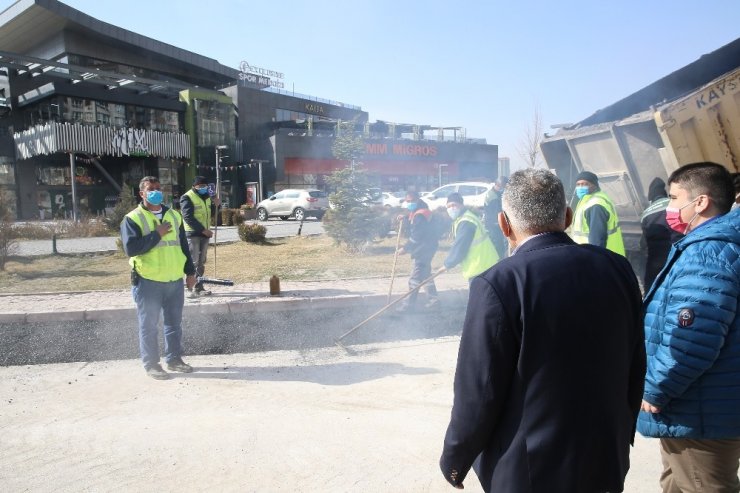 Başkan Büyükkılıç çalışmaları denetledi