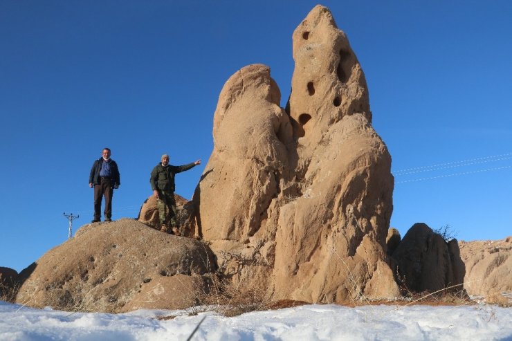 Dünya’daki Mars’ta kış güzelliği