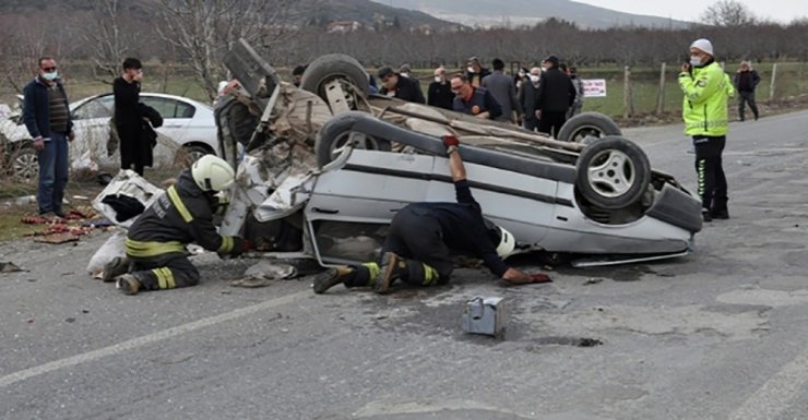 Konya’da trafik kazası: 3 yaralı