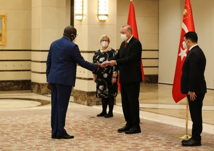 Cumhurbaşkanı Erdoğan, Senegal Büyükelçisini kabul etti