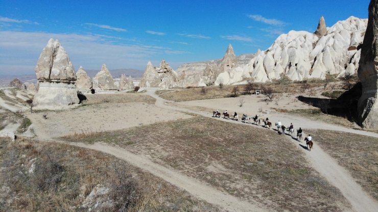 Kapadokya bölgesini Şubat ayında 50 bin 668 turist ziyaret etti