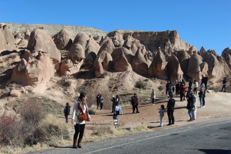 Kapadokya bölgesini Şubat ayında 50 bin 668 turist ziyaret etti