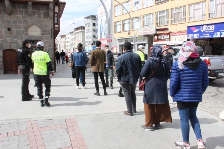 Karaman polisinden drone ile korona virüs denetimi