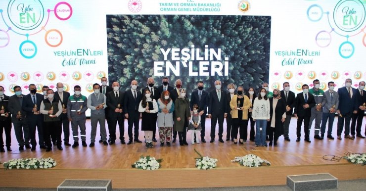 Yeşilin EN’leri Ödül Töreni’nde Eskişehir’de yerini aldı