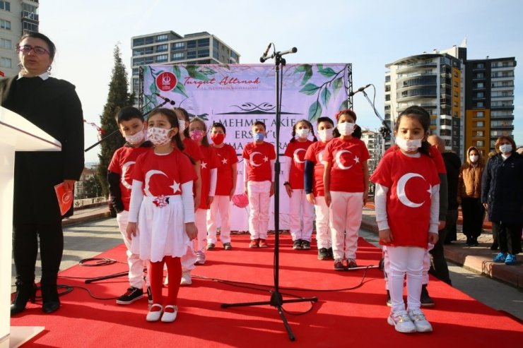 Mehmet Akif Ersoy’un adı Başkent’te yaşatılmaya devam ediyor