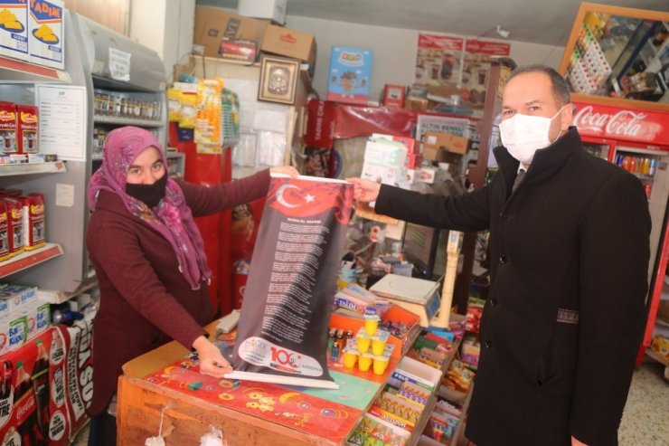 Niğde Belediye Başkanı Özdemir’den İstiklal Marşı’nın 100. yılında anlamlı hediye