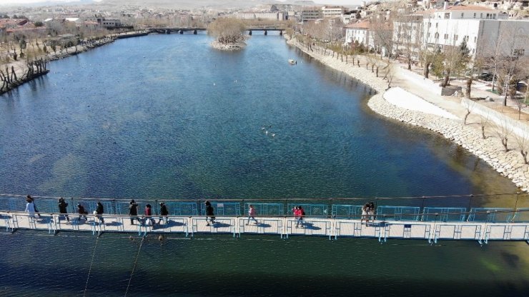 Kapadokya bölgesi hafta sonunu sessiz geçiriyor