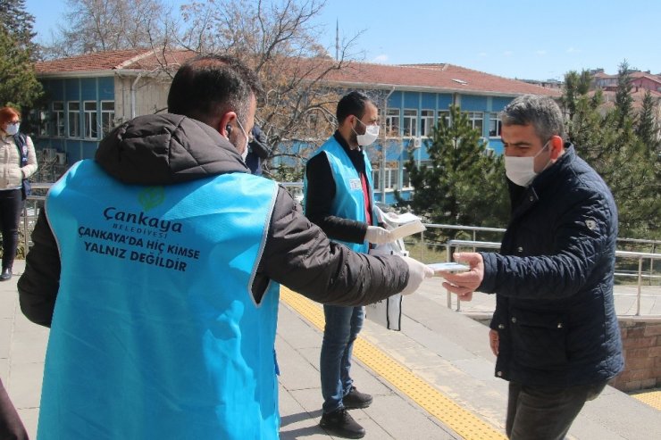 Çankaya Belediyesi’nden pandemide hijyen desteği