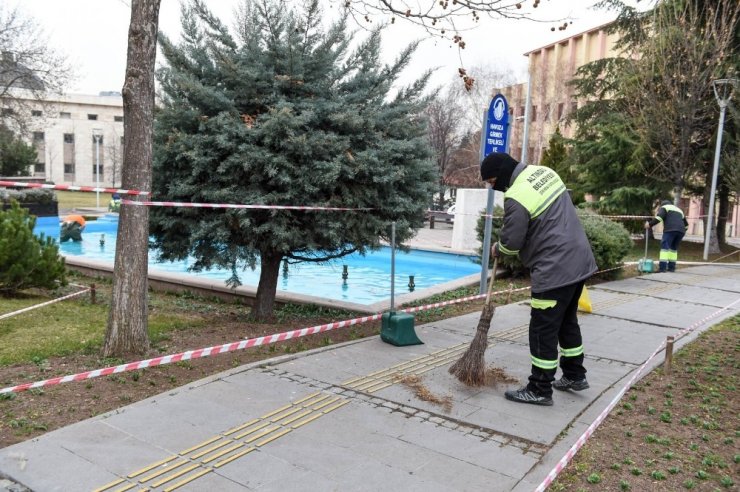 Altındağ Belediyesinden parklara bakım