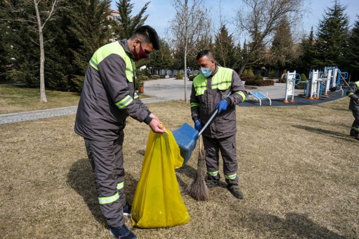 Altındağ Belediyesinden parklara bakım