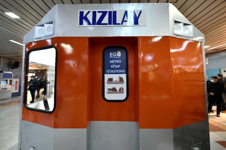 Ankara Büyükşehir Belediyesi Metro Kitap İstasyonu’nu hizmete açtı