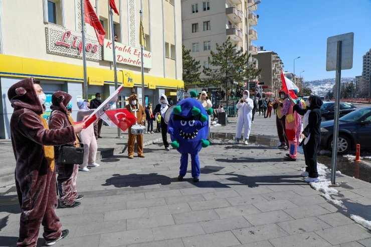 Talas’ta maskotlu bando takımı hafta sonuna damga vurdu