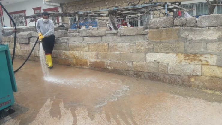 Nevşehir’de temizlik ekipleri iş başında