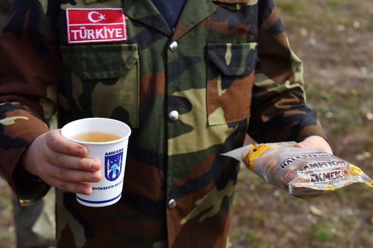 Başkentli çocuklar Çanakkale ruhunu yaşattı