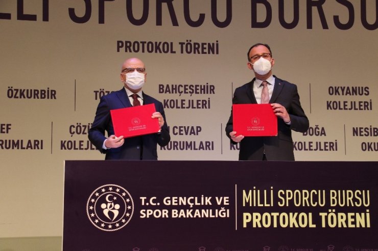 Gençlik ve Spor Bakanlığı’ndan ’Milli Sporcu Bursu’ protokolü