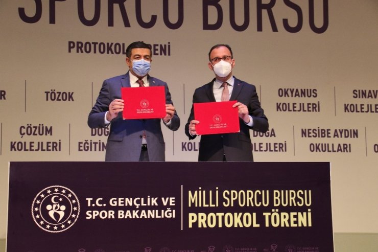 Gençlik ve Spor Bakanlığı’ndan ’Milli Sporcu Bursu’ protokolü