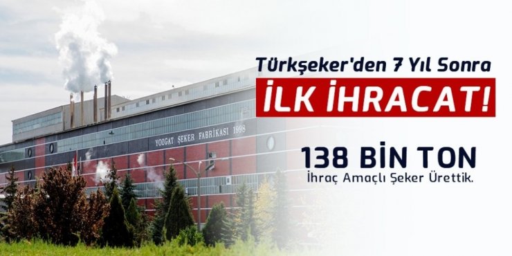 Türkşeker’den rekor üretim