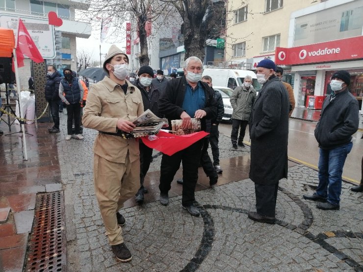 Aksaray’da belediyeden halka üzüm hoşafı ve ekmek ikramı