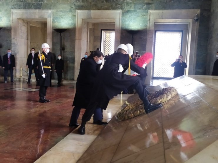 Anıtkabir’de 18 Mart Şehitleri’ni anma töreni düzenlendi