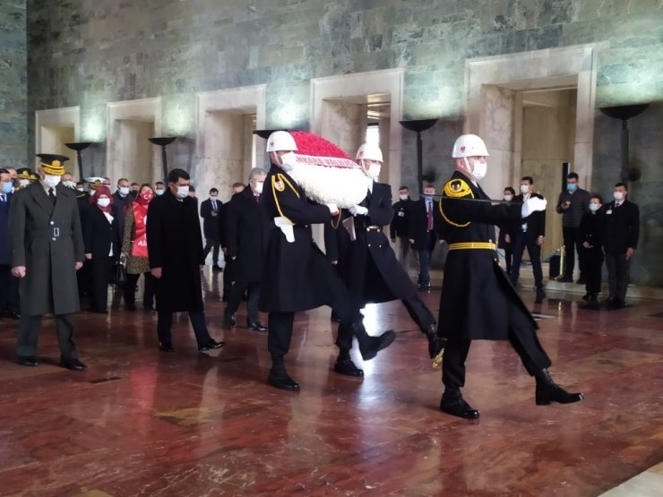 Anıtkabir’de 18 Mart Şehitleri’ni anma töreni düzenlendi