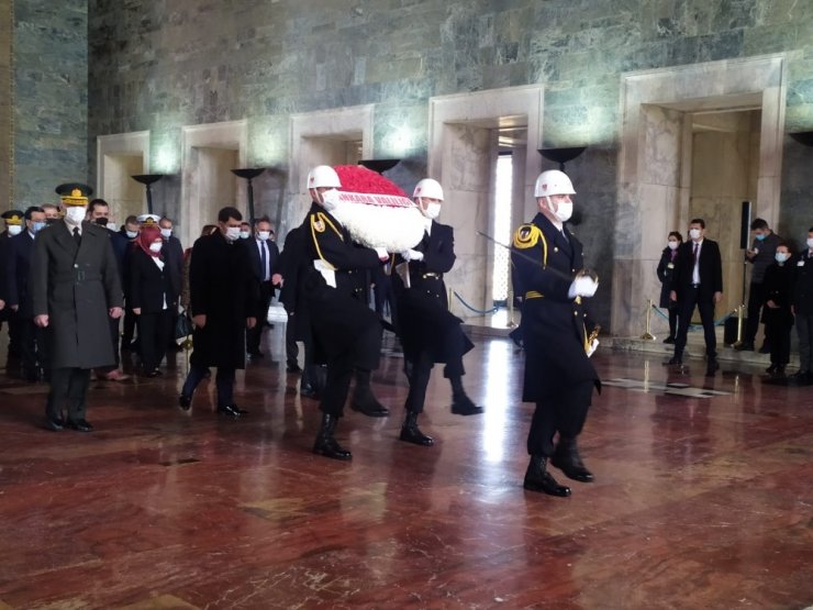 Anıtkabir’de 18 Mart Şehitleri’ni anma töreni düzenlendi