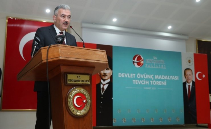 Eskişehir’de 6 gaziye Devlet Övünç Madalyası tevcih edildi