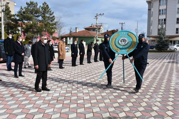 İnönü’de 18 Mart Şehitleri Anma Töreni düzenlendi