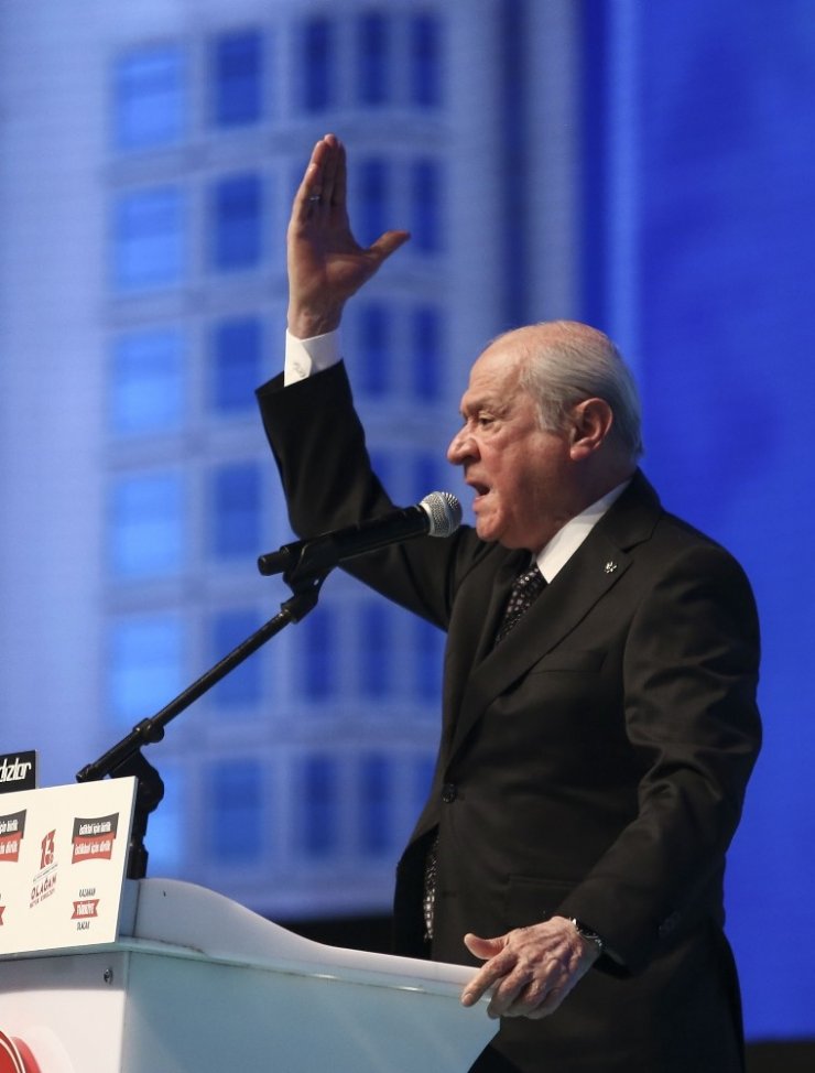 MHP Genel Başkanı Bahçeli: "HDP açılmamak üzere kapatılmalıdır."