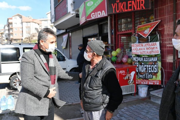 Başkan Köse, esnafı dinliyor