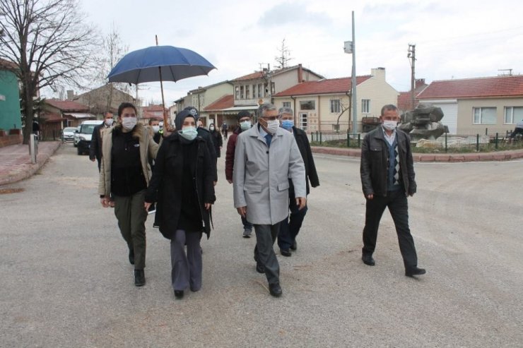 İnönü’de koronavirüs denetimleri devam ediyor