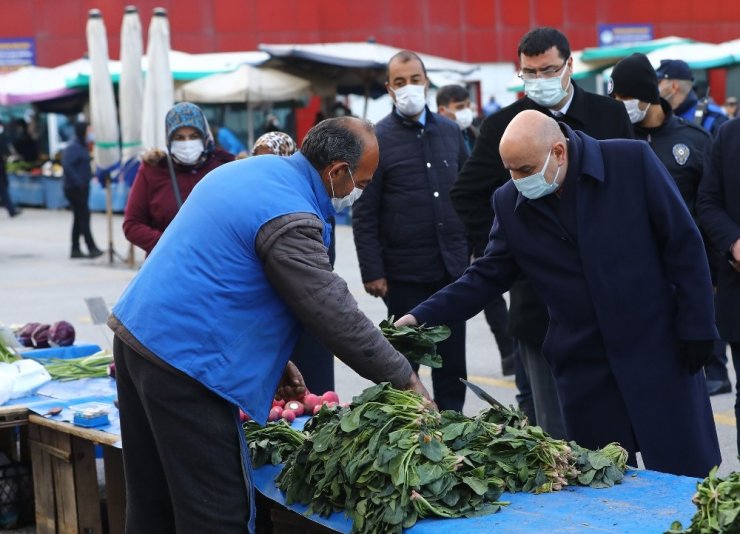 Keçiören Belediye Başkanı Altınok’tan semt pazarlarına denetim