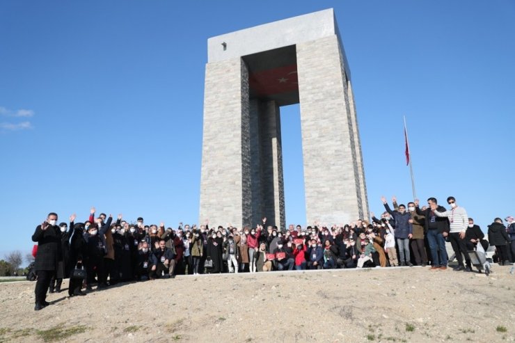 Çanakkale’den dönen şehit ailelerinden Başkan’a teşekkür