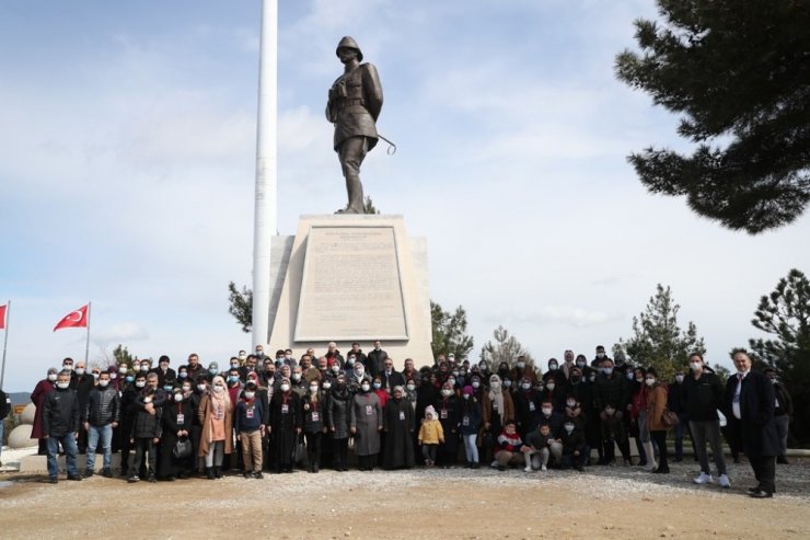 Çanakkale’den dönen şehit ailelerinden Başkan’a teşekkür