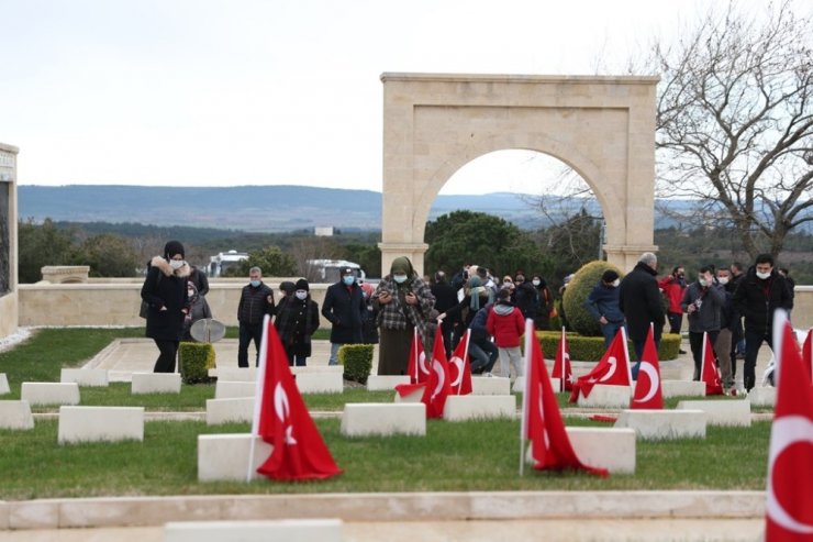 Çanakkale’den dönen şehit ailelerinden Başkan’a teşekkür