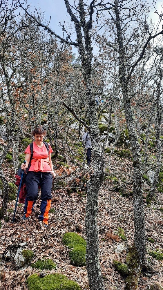 Doğa sevenler bu kez 18 kilometrelik zorlu Bozaniç etabını tamamladılar