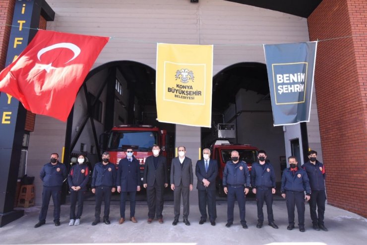 Çumra İtfaiye Merkezi açıldı