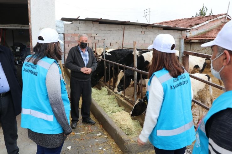 Kırmızı kategorideki Aksaray’da ziraatçılar köylerde denetim yapıyor