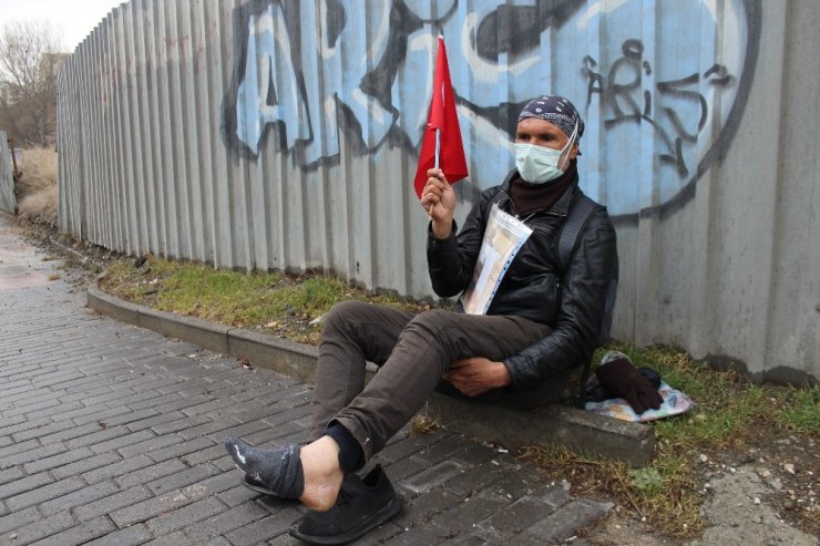 Adalet aramak için Gaziantep’ten Ankara’ya yürüdü